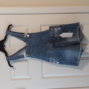 Dulce Be Overall Jean Shorts